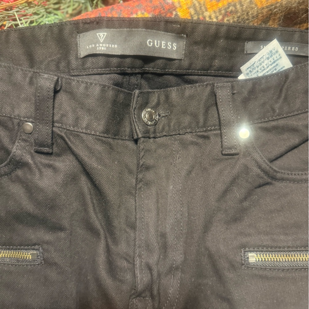 Guess Midnight Black Denim Pants